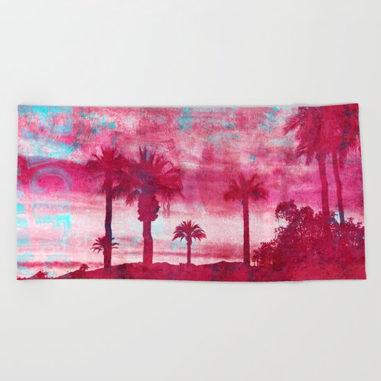 Pacific Island Beach Towel