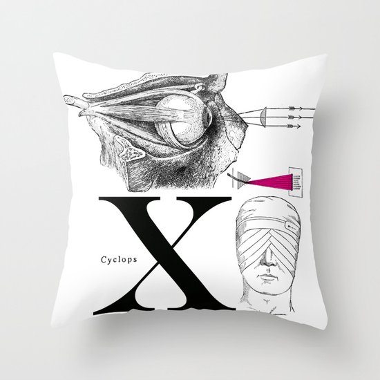 Etude - Cyclops Throw Pillow