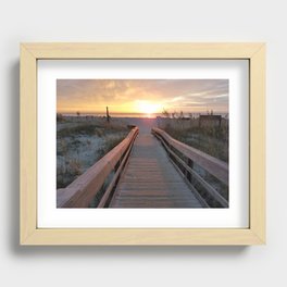 Good Morning Tybee Island Recessed Framed Print