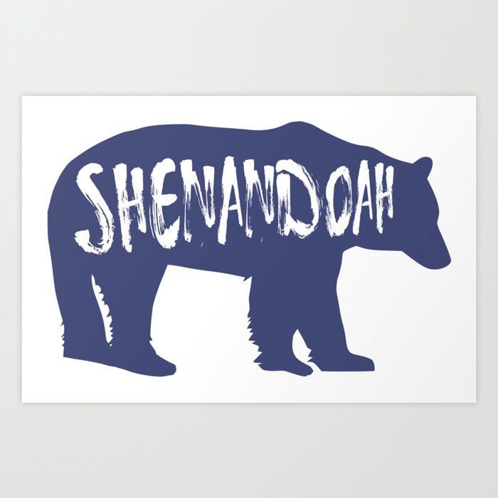 Shenandoah National Park Bear Art Print