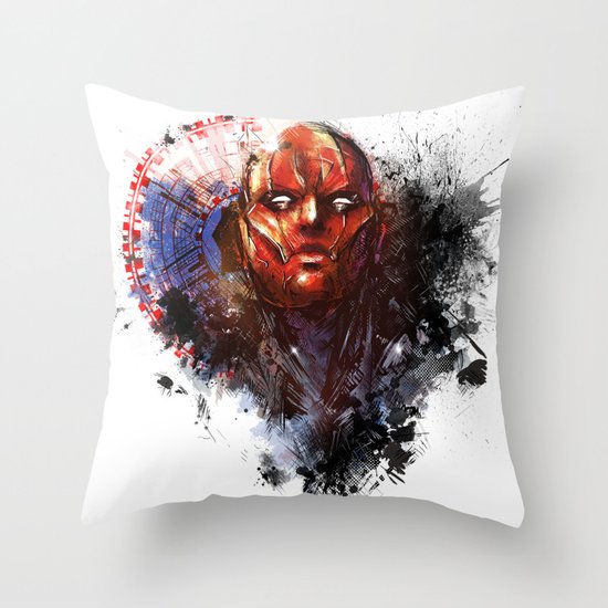 Red Hood Throw Pillow