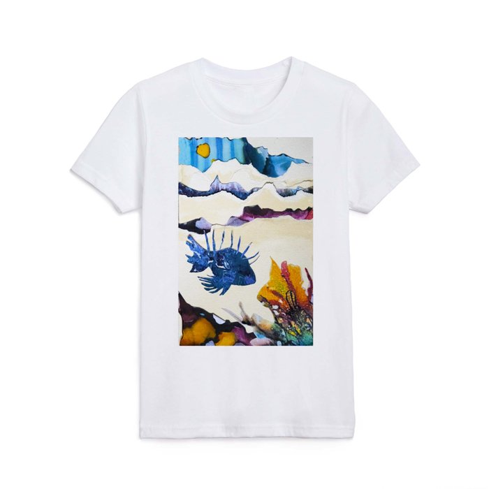 Coral Reef Fish Kids T Shirt by Campbell and Cope