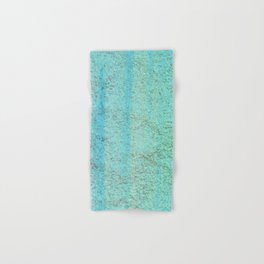 blue mint terry chenille Hand & Bath Towel