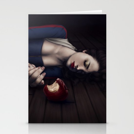 Poisoned apple Stationery Cards