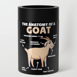 Anatomy Of A Goat Cute Goats Explanation Can Cooler