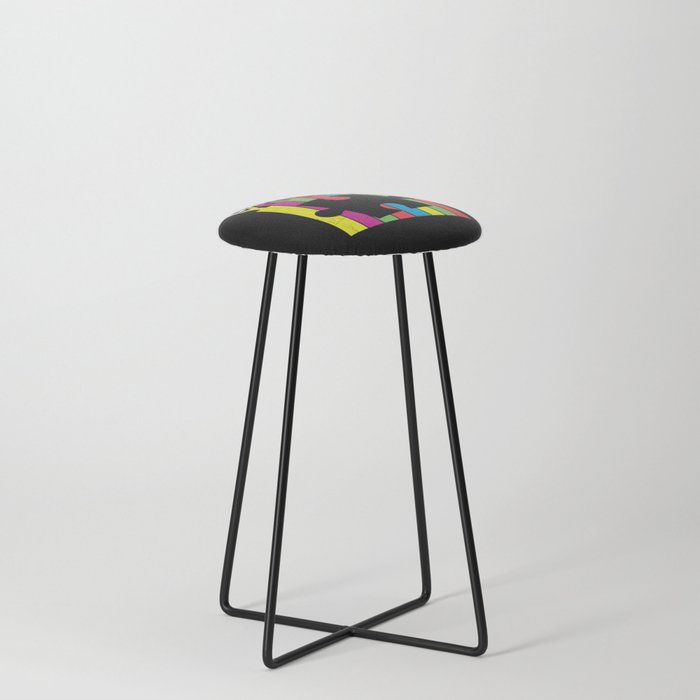 Dare To Be Yourself Autism Awareness Counter Stool