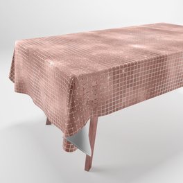 Luxury Rose Gold Sparkle Pattern Tablecloth