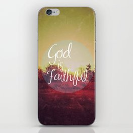 God is Faithful iPhone Skin