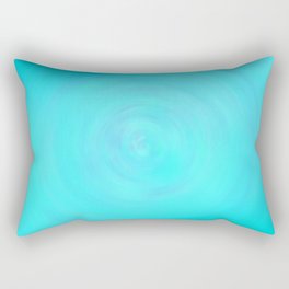 Water Blue Rectangular Pillow