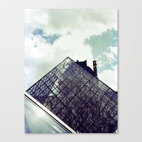 Louvre Pyramid I Canvas Print