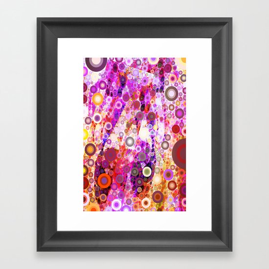 Colorful Party Kringles Framed Art Print