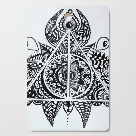 Deathly Hallows Symbol Cutting Board By Madhattersdiary Society6