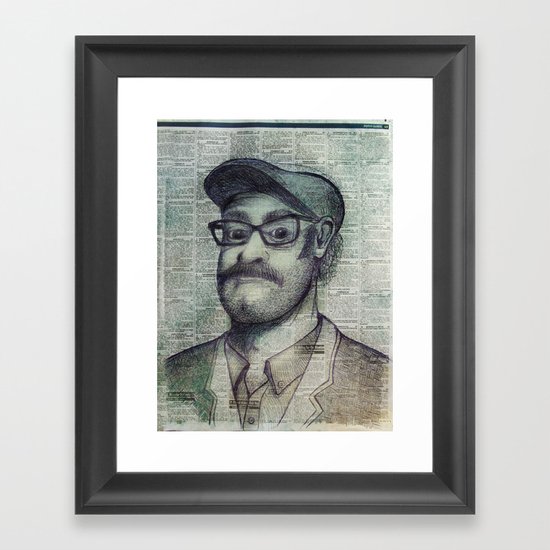 the punter Framed Art Print