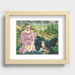 Icelandic Hill People Recessed Framed Print