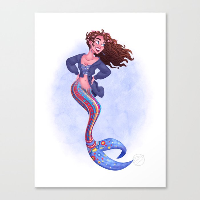 ERIN - World Class Mermaids Canvas Print