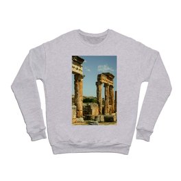Hierapolis Ruins Pamukkale Turkiye Crewneck Sweatshirt