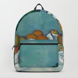 STILL LIFE WITH APPLES - PAUL CEZANNE Backpack
