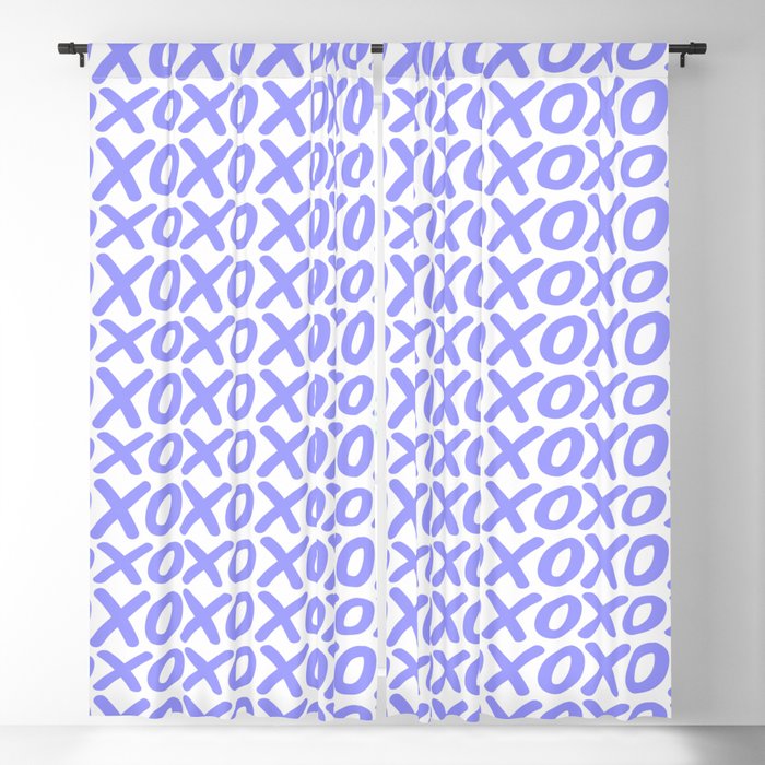 Very Peri Hugs and kisses Valentine gift Blackout Curtain