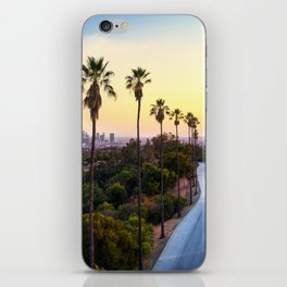 Los Angeles, California, Palm Tree Sunset iPhone Skin