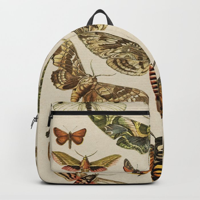 Vintage Scientific Moth Chart Backpack