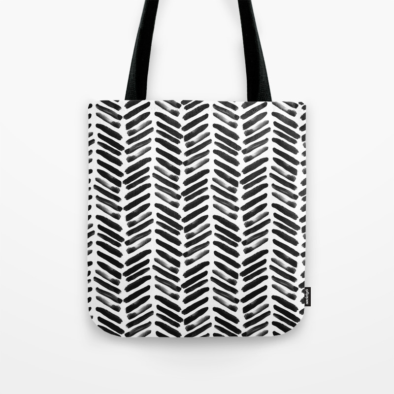 simple black tote