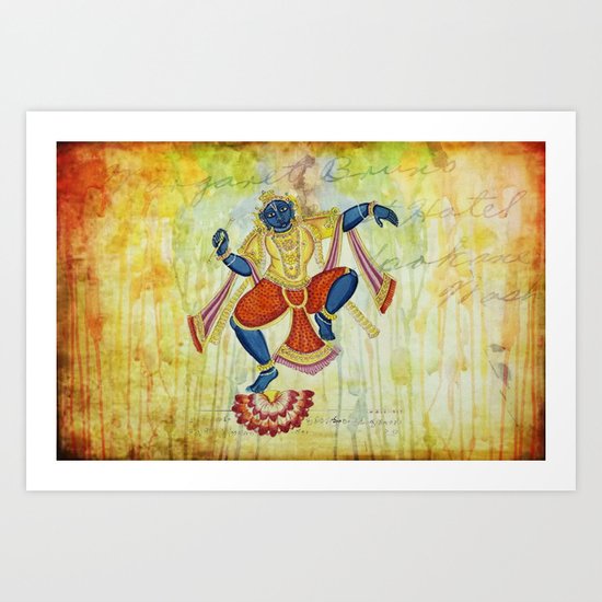 Divine series 2: Hare Krsna Art Print