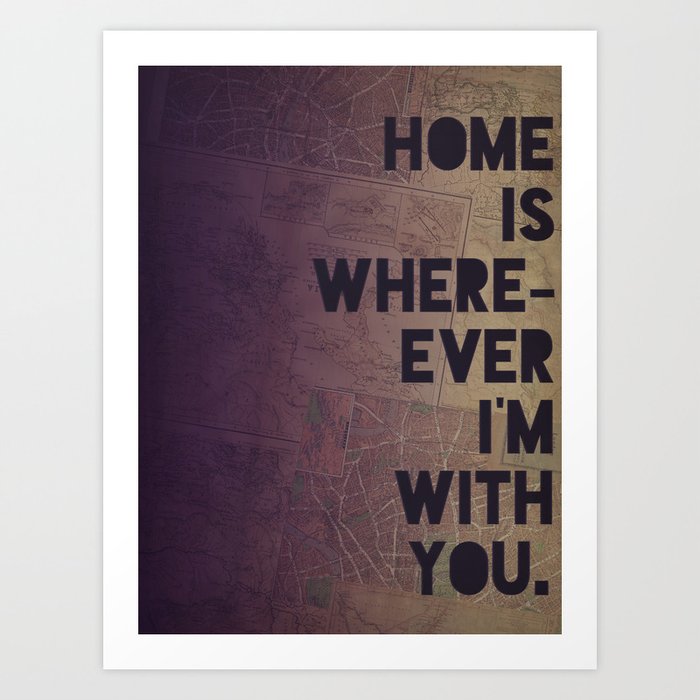 With You Art Print