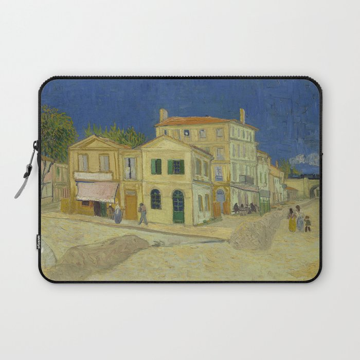 The Yellow House by Vincent van Gogh Laptop Sleeve