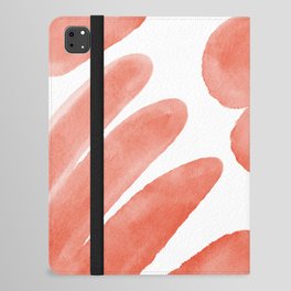 10 Abstract Shapes Watercolour 220802 Valourine Design Minimalist iPad Folio Case