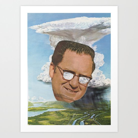 Storm Head Art Print