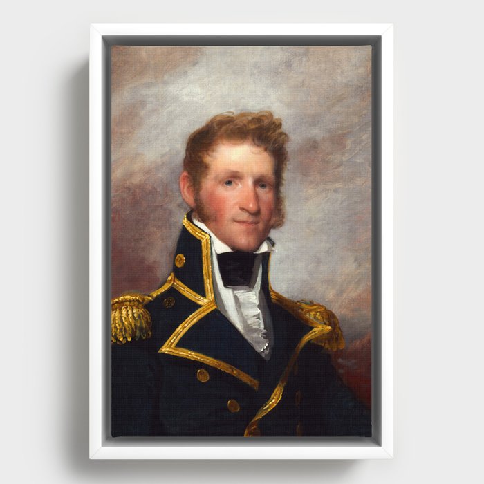Commodore Thomas Macdonough by Gilbert Stuart Framed Canvas