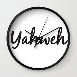 Yahweh Wall Clock