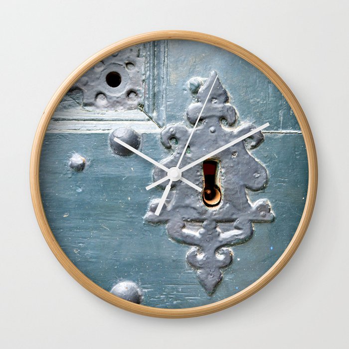 Old lock Wall Clock