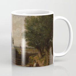 Vintage painting by Constable Coffee Mug | Suffolk, Historic, River, Constable, Summer, Building, Old, Uk, England, Landscape 