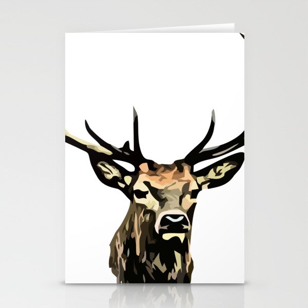 Deer Design Stationery Cards