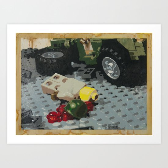 Tellermine Aftermath Art Print