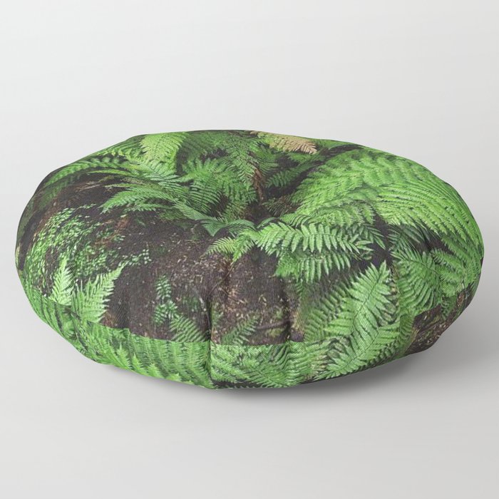 New Zealand ferns Floor Pillow