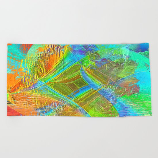 " Whirlwind of life " Beach Towel