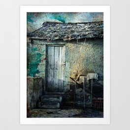 The Clean House Art Print | Architecture, Illustration, Digital, Collage 