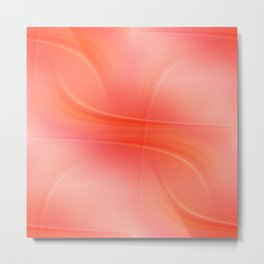 Shades in orange and pink Metal Print | Graphicdesign, Shades, Engery, Flow, Pink, Digital, Lines, Power, Simplicity, Orange 