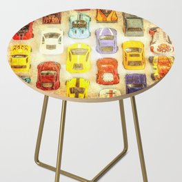 Vintage Toy Cars Side Table