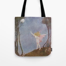 “Pearls of Moonlight” by Ida Rentoul Outhwaite (1916) Tote Bag