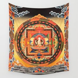Hindu Buddhist Mandala 19 Wall Tapestry