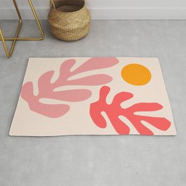 Henri Matisse - Leaves - Blush Area & Throw Rug