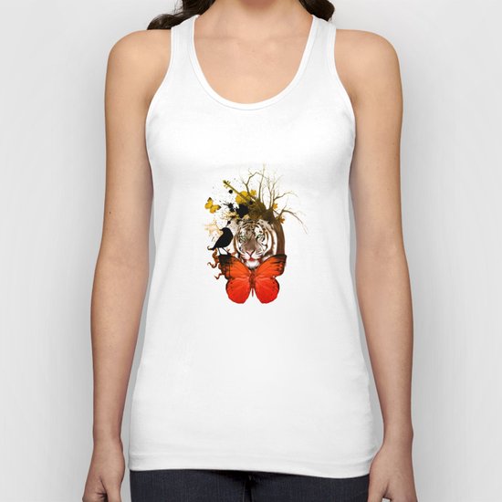 tiger Unisex Tank Top