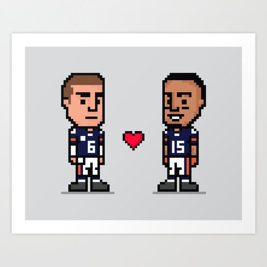 8-Bit: Bromance Art Print
