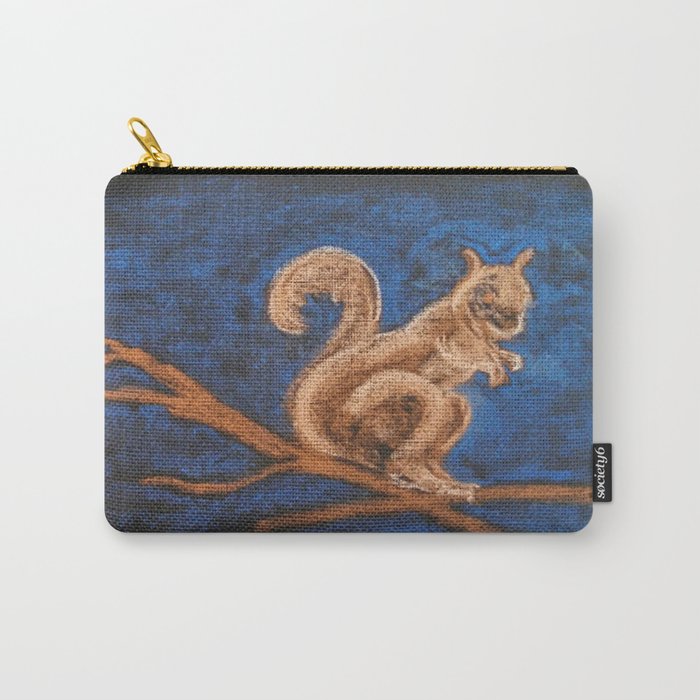 Squirrel Study Carry-All Pouch