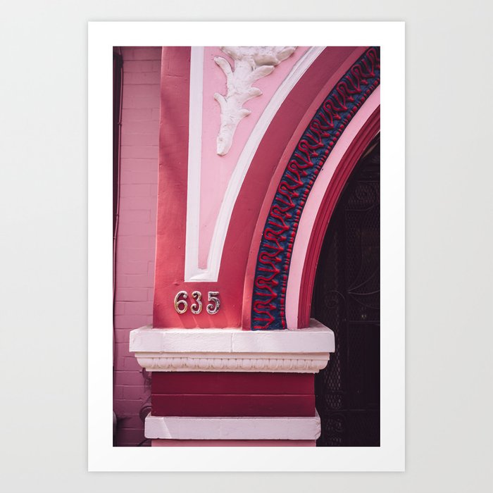 San Francisco Pink Art Print