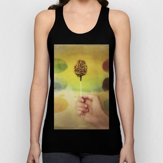 Once Upon a Time a Colorful Candy Unisex Tank Top
