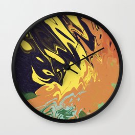 The surface of the sun Wall Clock